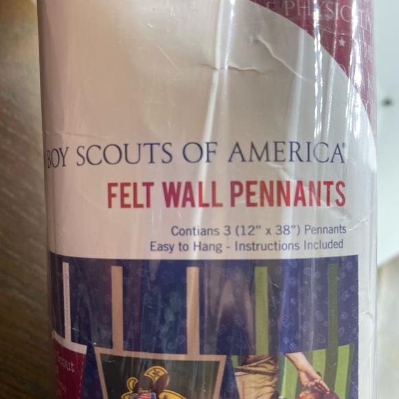 Boy Scouts of America felt wall pendants. Set of three. - Picture 3 of 3